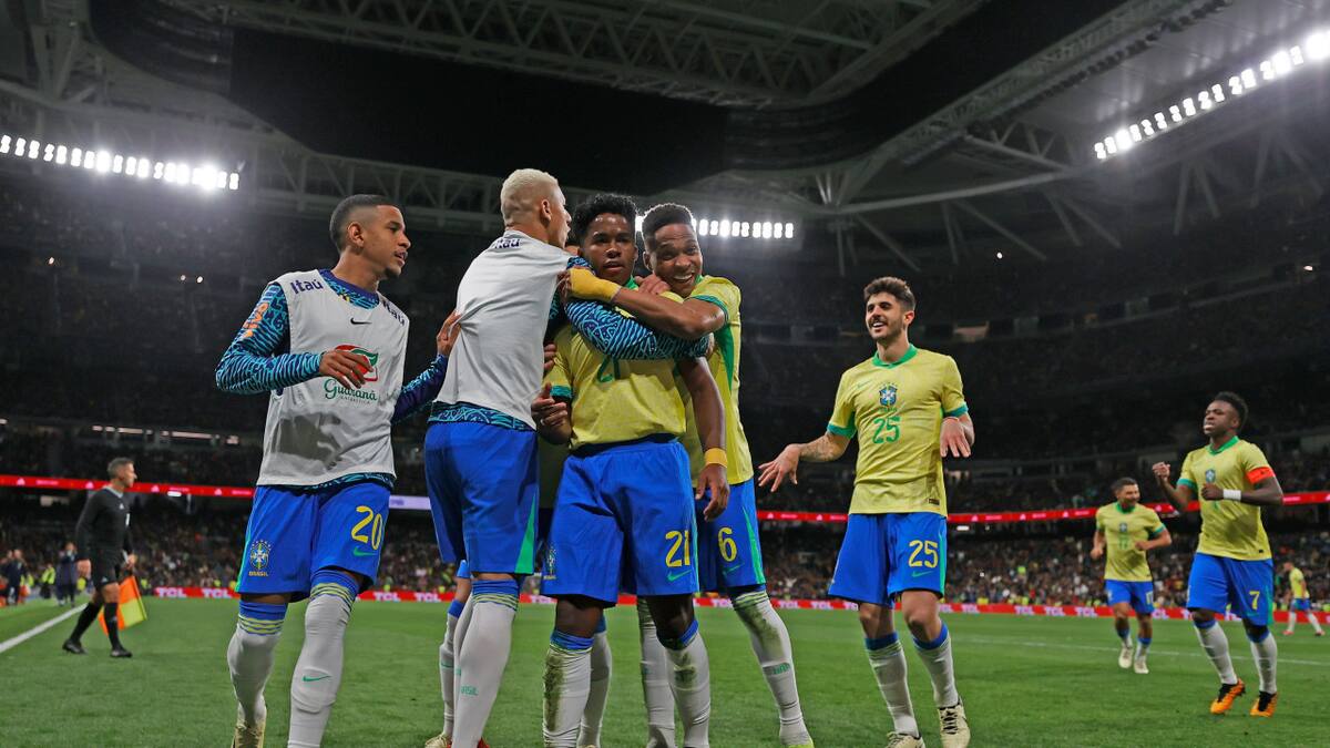 Selección de Brasil. Foto: Twitter CBF_Futebol.