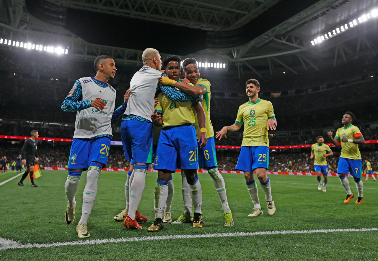 Selección de Brasil. Foto: Twitter CBF_Futebol.