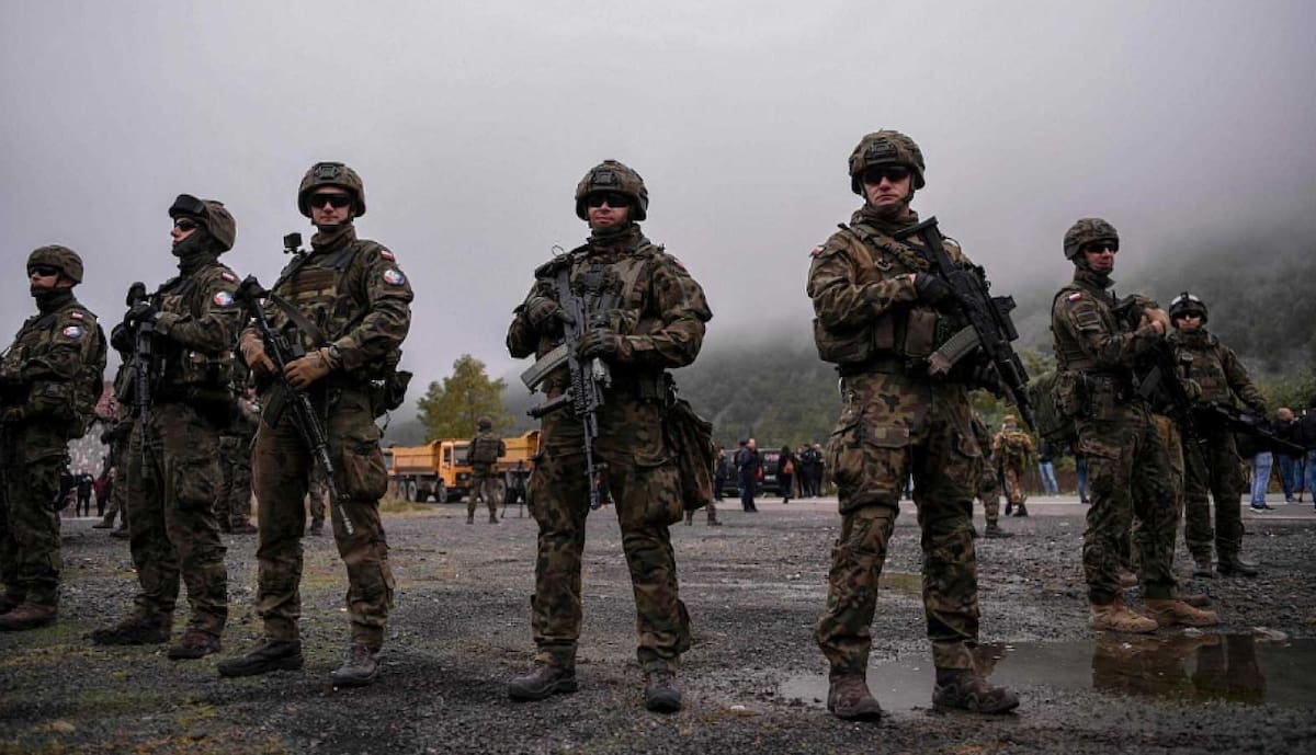 La primera operación militar kosovar en las Islas Malvinas se realizó en enero de 2023. Foto: Agenda Malvinas