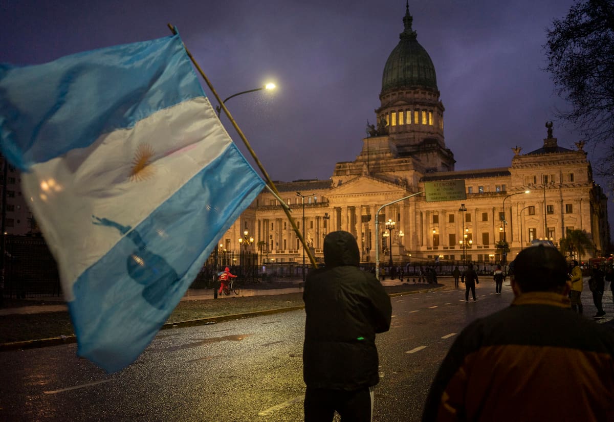 Marcha en el Congreso