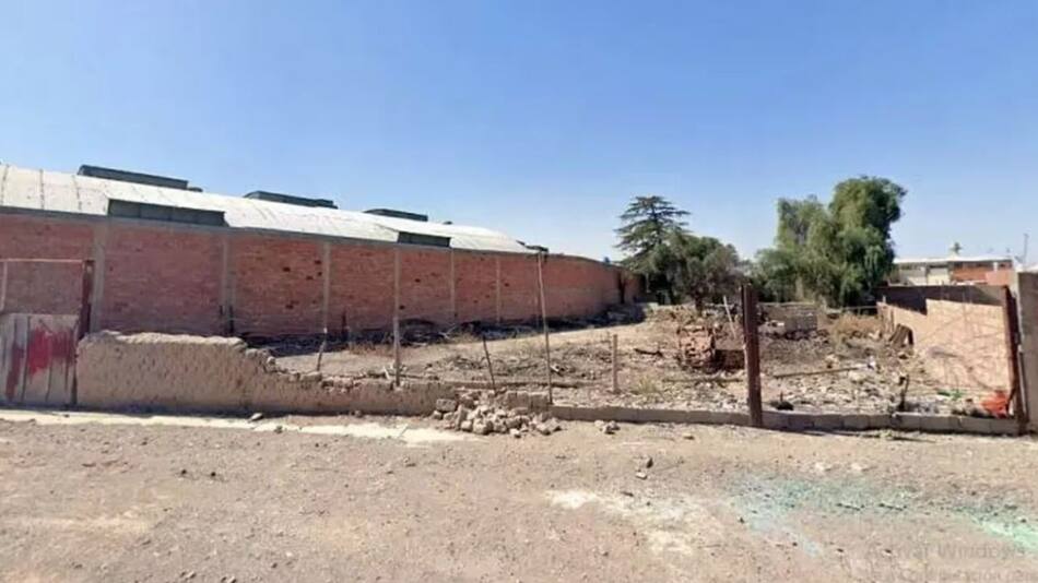 El descampado donde se despertó le menor abusada en San Juan. Foto: gentileza El Zonda.