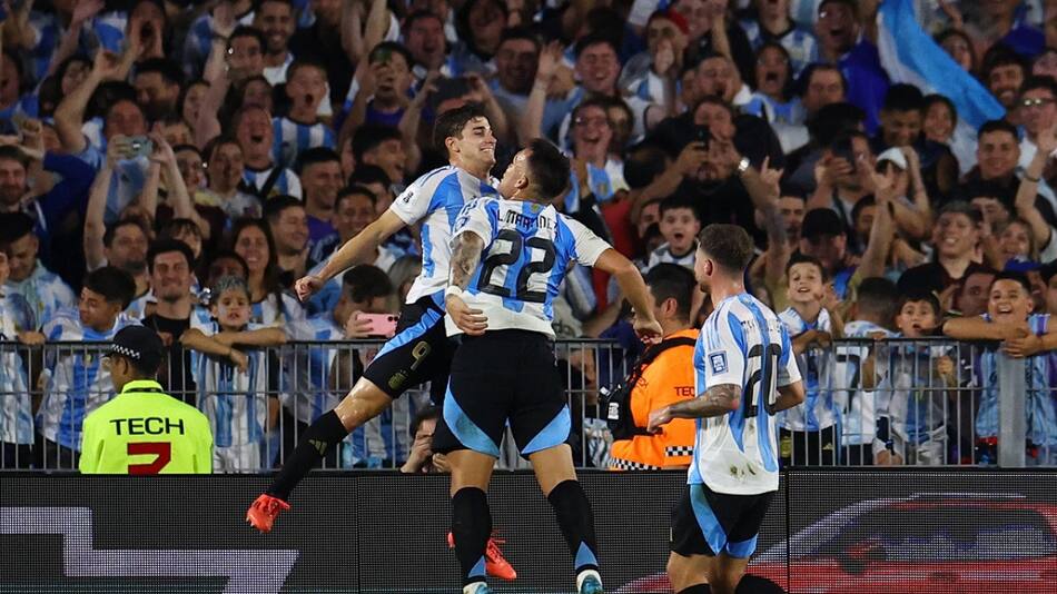 Gol de Julián Álvarez; Selección Argentina. Foto: Reuters.