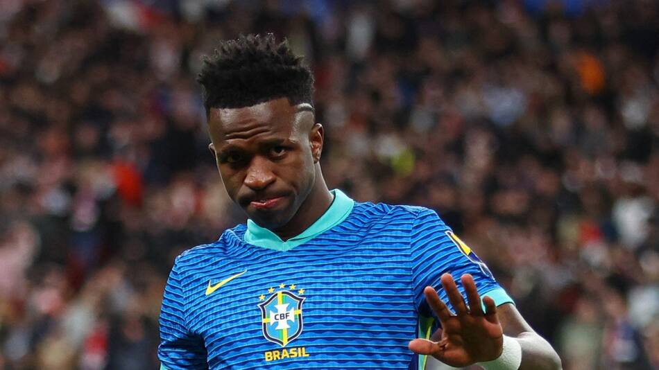 Vinicius; Selección Brasil. Foto: Reuters.