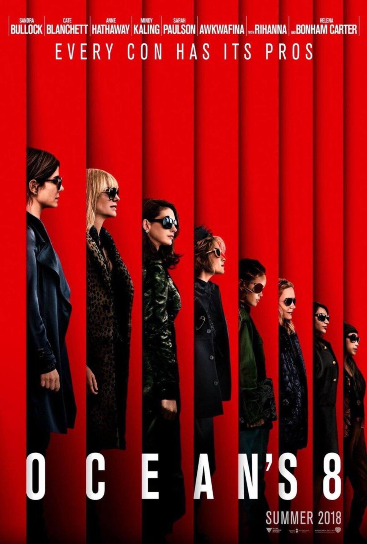 Sandra Bullock, Cate Blanchett y Rihanna, las ladronas de Oceans 8