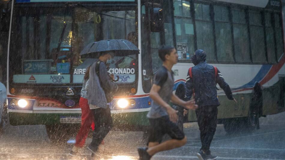 Lluvias y tormentas. Foto: NA.
