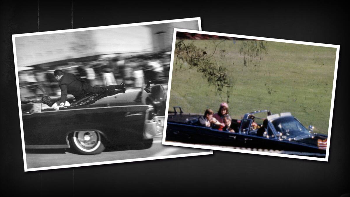Asesinato de John F. Kennedy. Fotos: capturas de video.