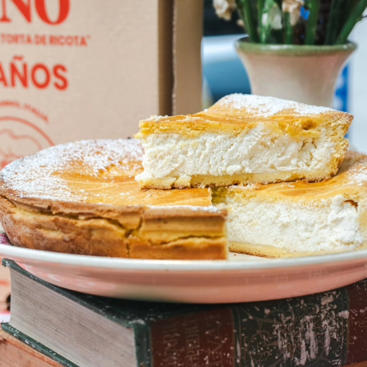 Torta de ricota. Foto: Instagram @ginoelcapo