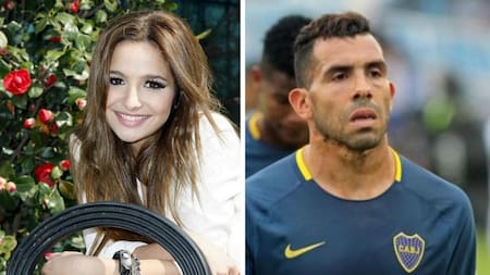 Brenda Asnicar y Carlos Tevez