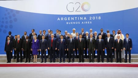 Foto de todos los líderes mundiales del G20, Reuters