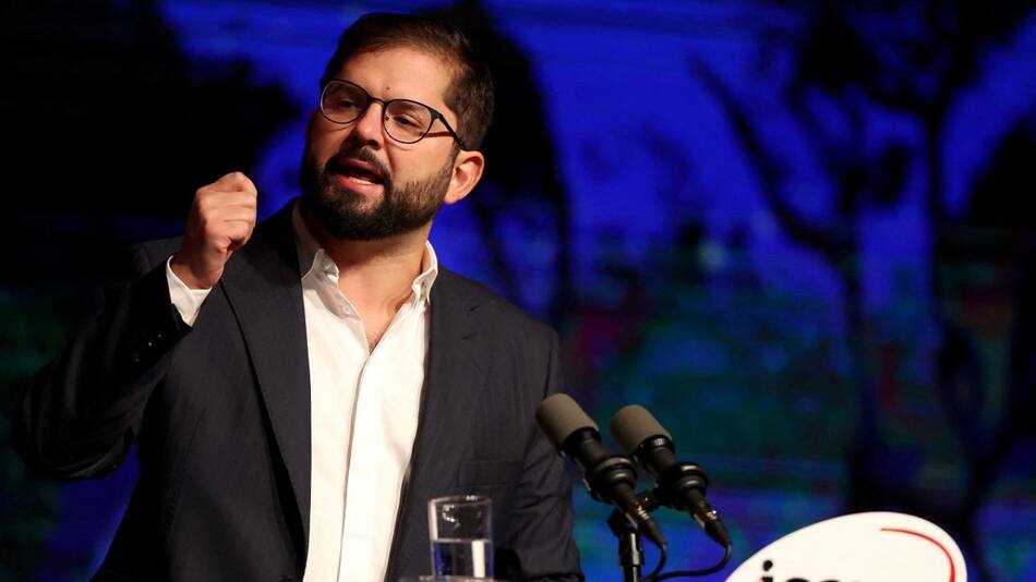 Gabriel Boric, presidente de Chile. Foto: Reuters.