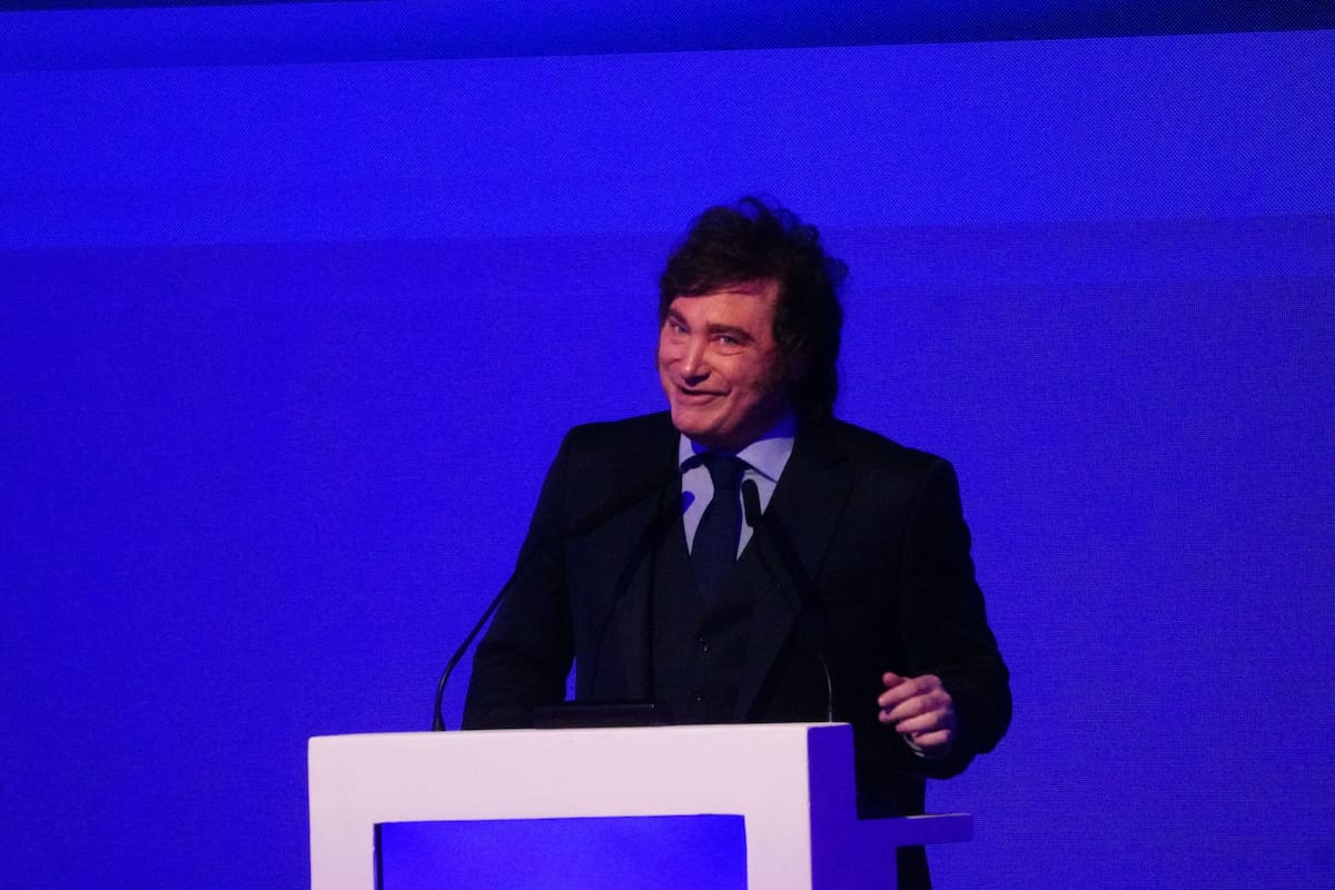 El presidente Javier Milei .