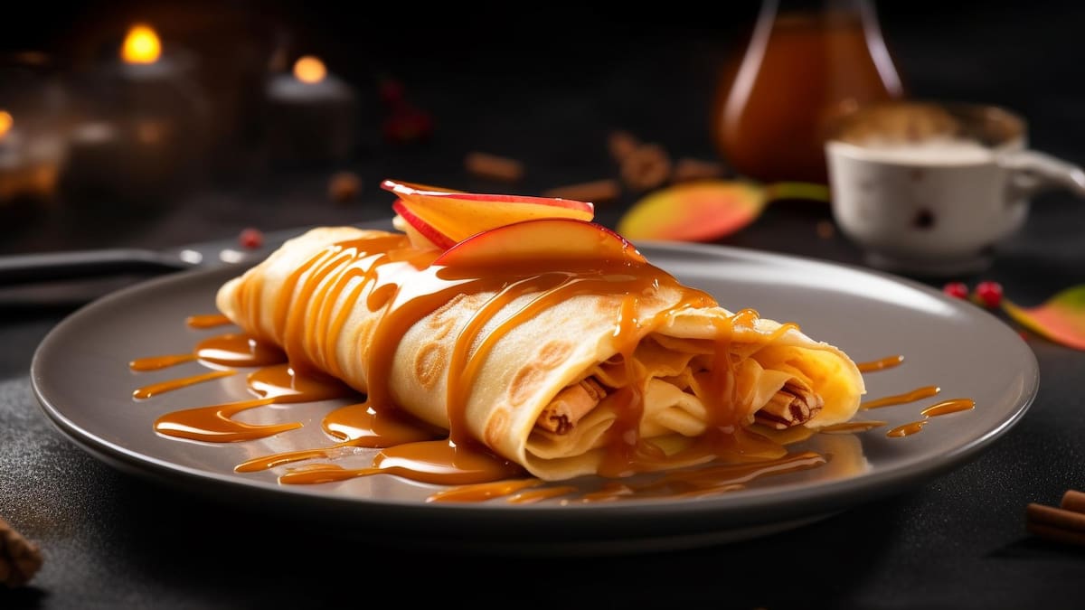 Postre fácil y en 15 minutos: cómo cocinar los mejores panqueques con manzana caramelizada