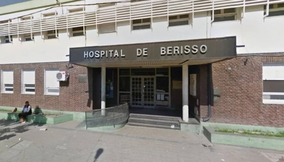 Hospital de Berisso donde quedó internado el asesino