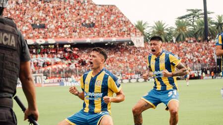 Gaspar Duarte; Newells vs. Rosario Central. Foto: X @RosarioCentral.