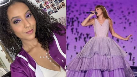 Ana Clara Benavides y Taylor Swift. Foto: Instagram