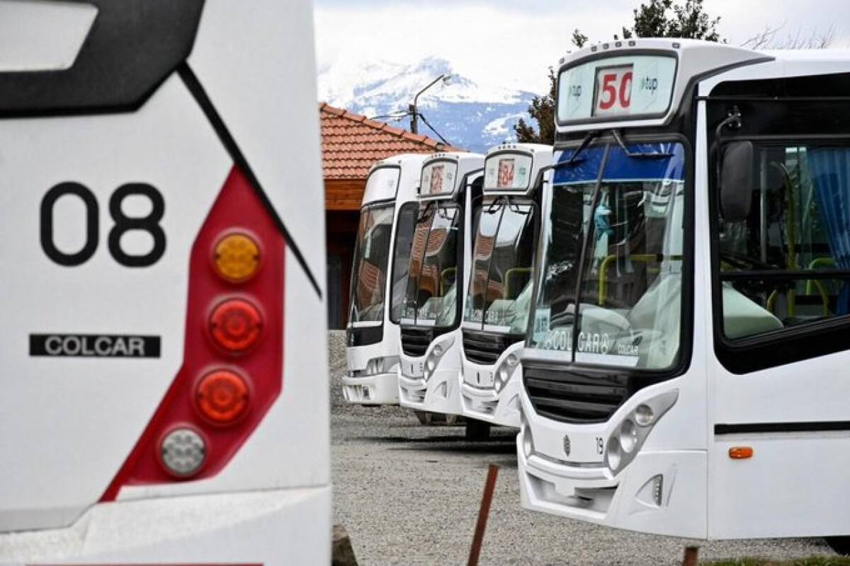 Paro de transporte público. Foto: X @rionegrocomar