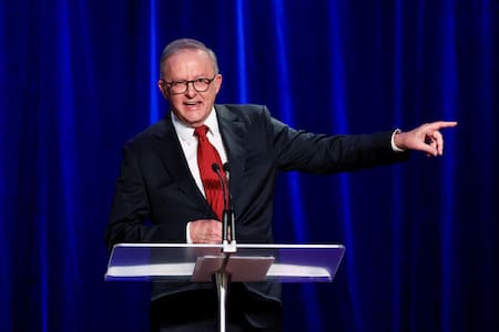 Anthony Albanese, primer ministro de Australia. Foto: REUTERS.