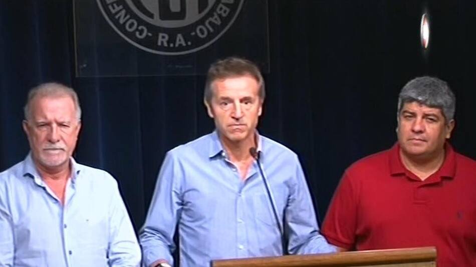 Conferencia de prensa de la CGT