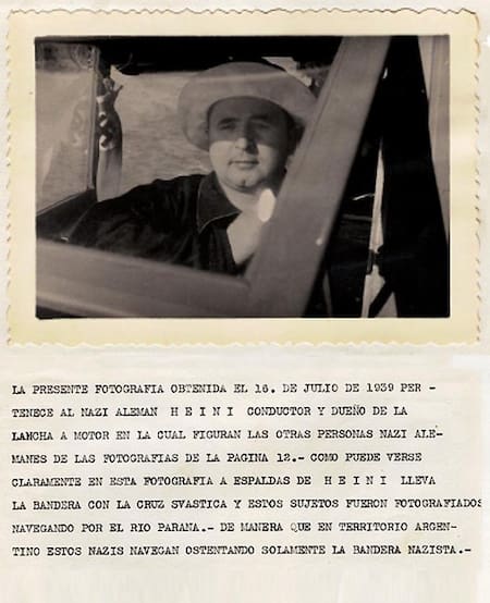 Heini, el lanchero nazi del Río Paraná