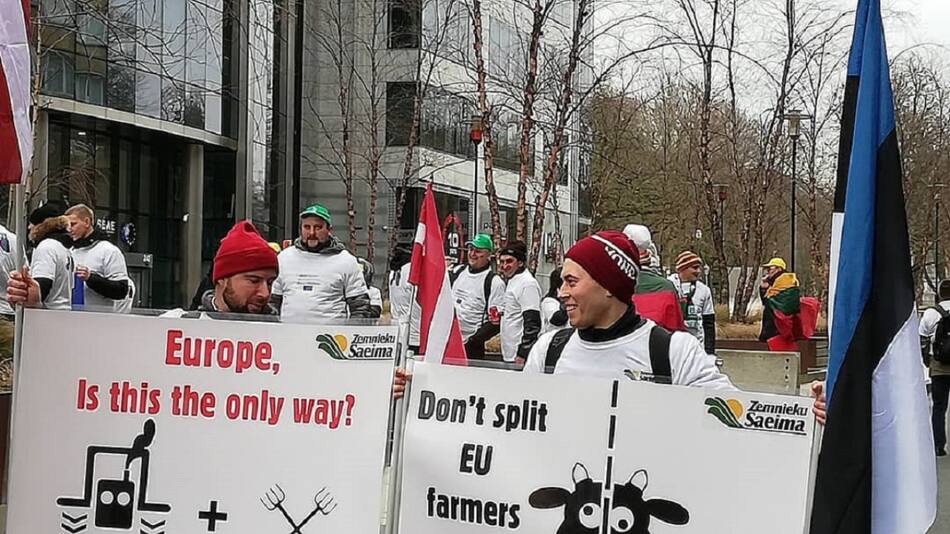 Protestas del sector agrícola europeo; acuerdo UE-Mercosur. Foto: Instagram @copacogeca