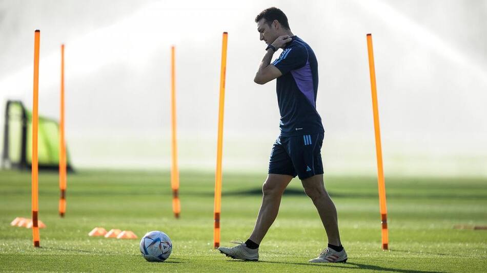 Scaloni. Foto: Télam