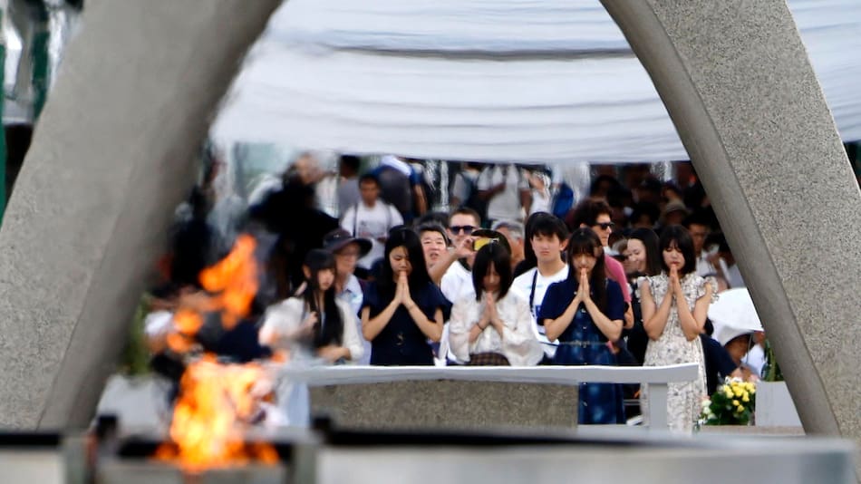 El 80° aniversario de la bomba de Hiroshima, en Japón.