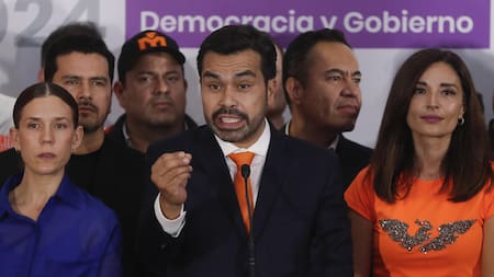 Jorge Álvarez Máynez, candidato presidencial en México. Foto: EFE.