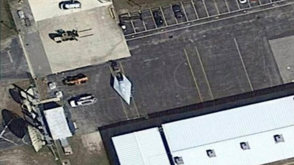 Posible ovni en Google Maps