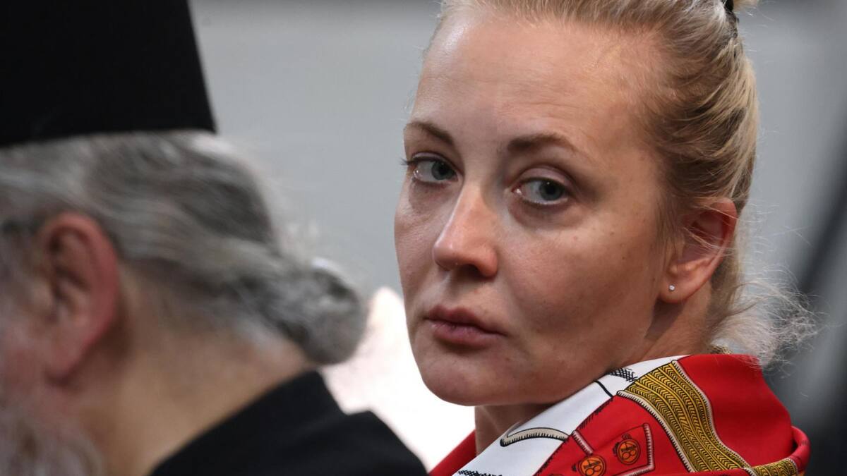 Previamente, Navalnaya había acusado a Putin de ordenar el asesinato de su marido, Alexéi Navalny. Foto: EFE.