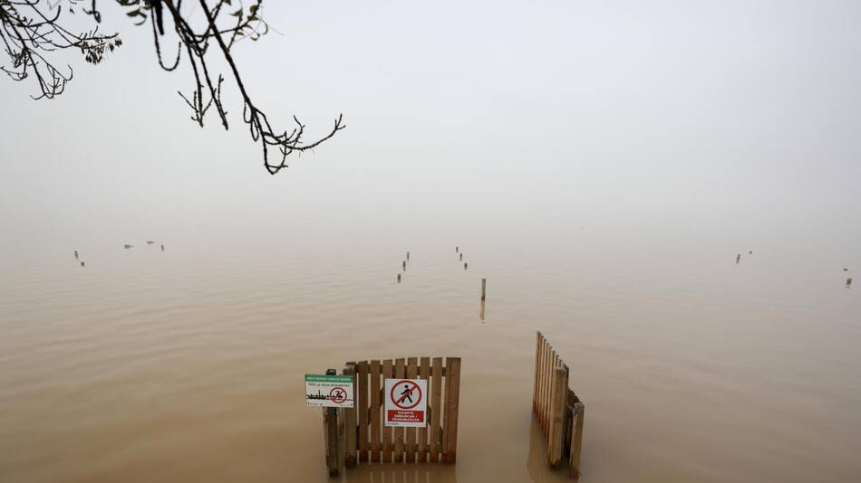Inundaciones en Valencia. Foto: EFE.