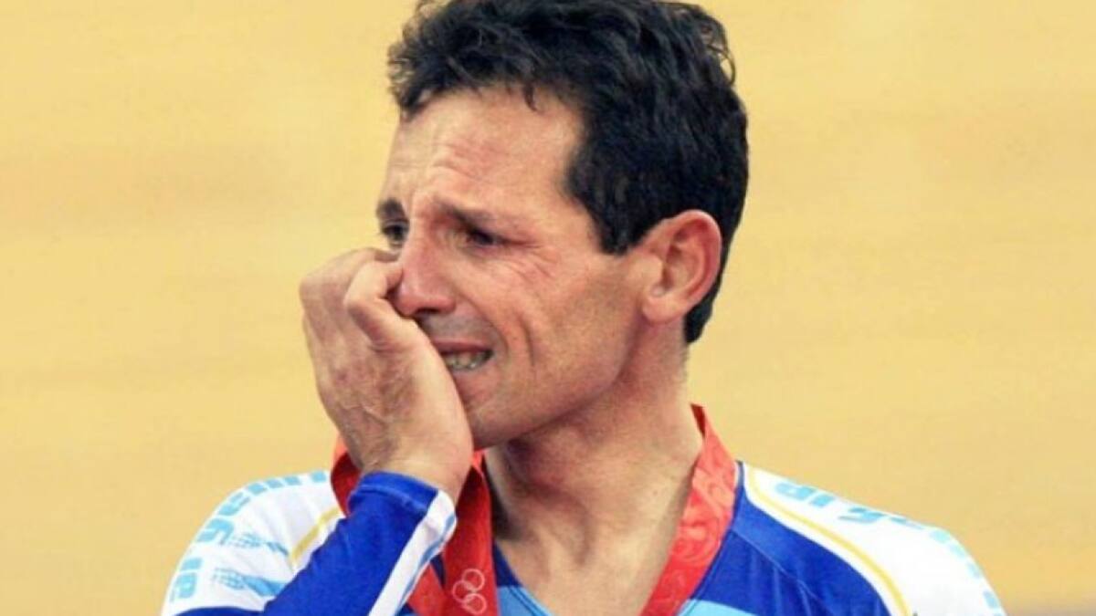 El exciclista olímpico Juan Curuchet. Foto: NA