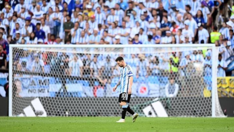 Lionel Messi después del partido con Arabia Saudita_Reuters
