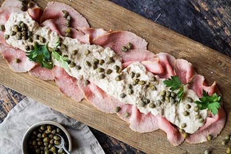 Vitel toné. Foto X @arielsignetti