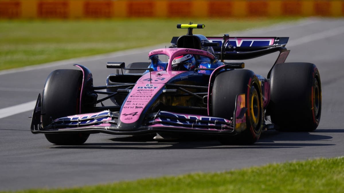 Franco Colapinto en el Gran Premio de Canadá. Foto: Reuters (Mathieu Belanger)