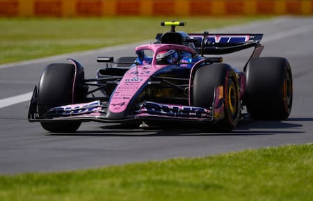 Franco Colapinto en el Gran Premio de Canadá. Foto: Reuters (Mathieu Belanger)