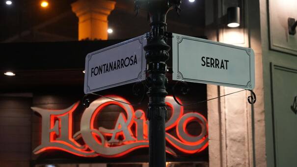 Serrat y Fontanarrosa, juntos en una esquina de Rosario