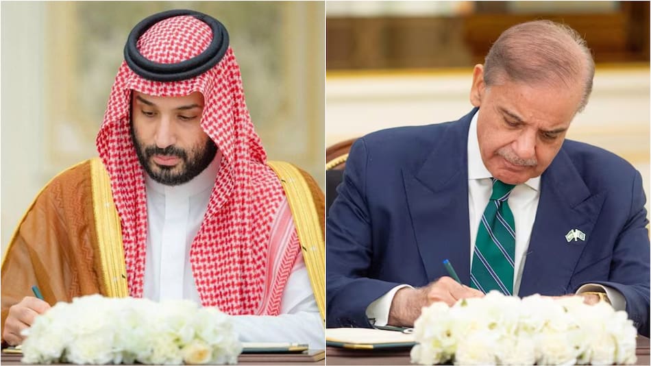 Mohammed bin Salman y Shehbaz Sharif