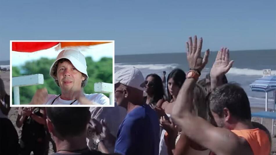 Homenaje a Emilio Disi en la filmación de Bañeros 5