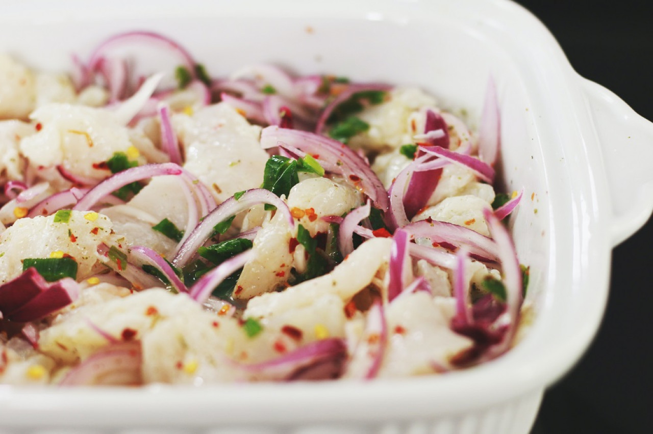 Plato de Ceviche. Foto: Unsplash.