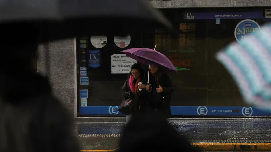 Lluvia en el AMBA