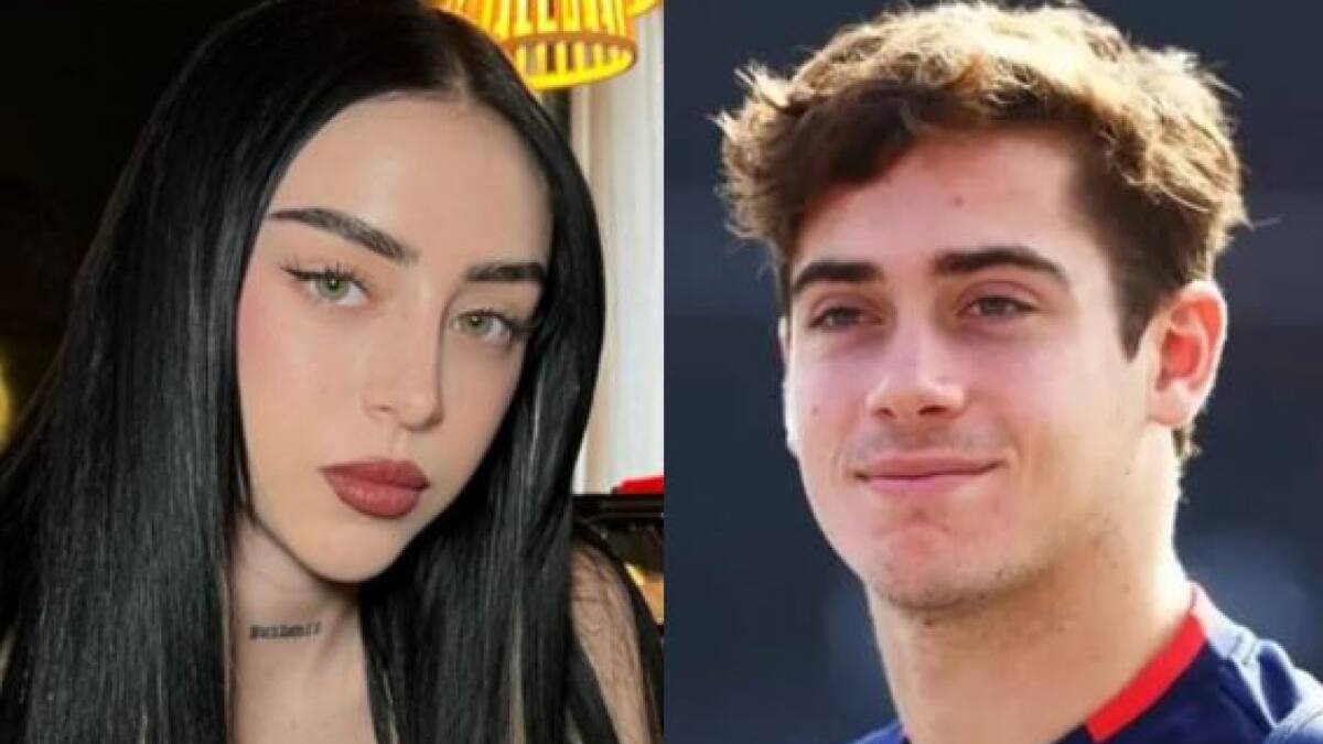 Franco Colapinto y Nicki Nicole. Fotos: instagram