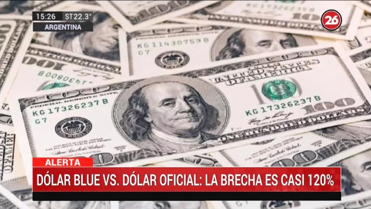 Récord del dólar blue a 171 pesos, CANAL 26