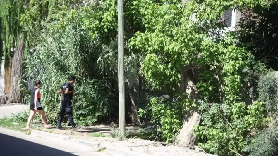 El domicilio del jubilado hallado muerto en Mendoza. Foto: Gentileza El Sol.