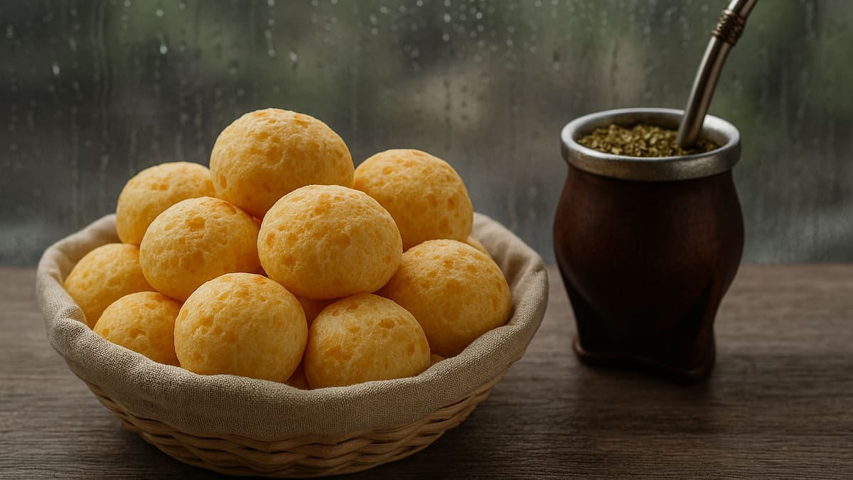 Lluvia, mates y unos ricos chipá de queso: la receta y sencillo paso a paso para este día gris