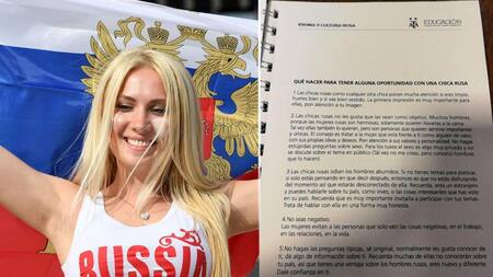 Hincha de fútbol rusa - Manual de la AFA - Mundial Rusia 2018