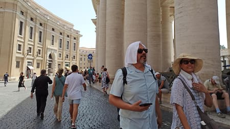 Ola de calor en Italia. Foto: EFE