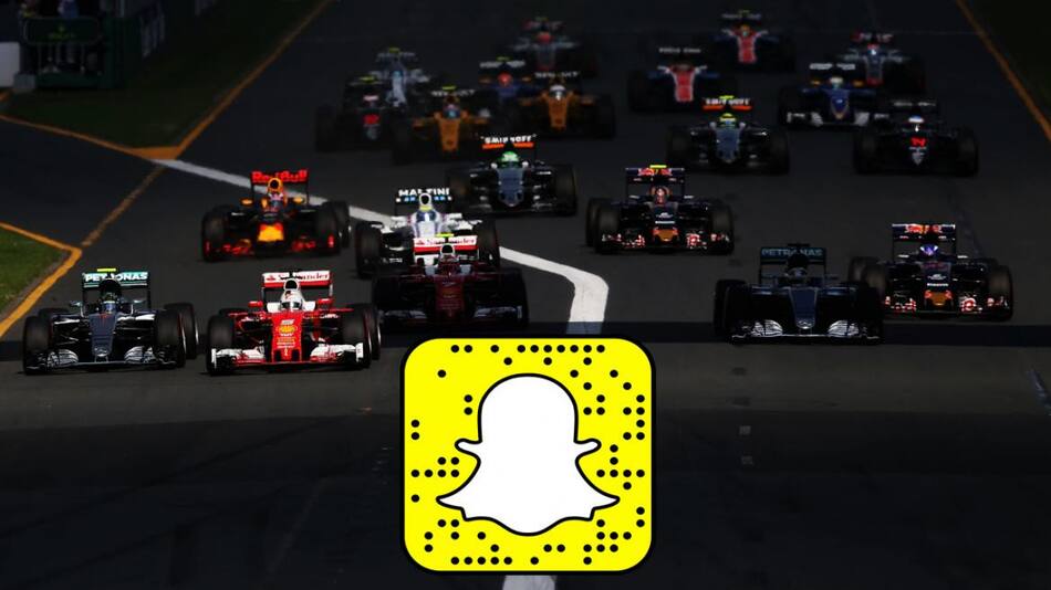 Fórmula 1 - Snapchat