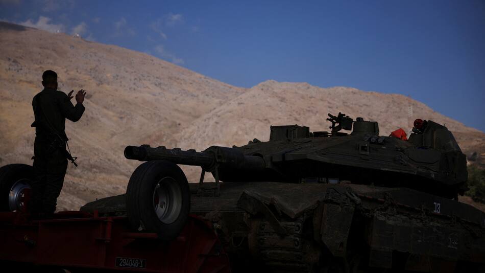 El Ejército de Israel en la frontera con Siria. Foto: Reuters.