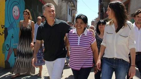 Carolina Stanley, Mauricio Macri, Juliana Awada y Margarita Barrientos