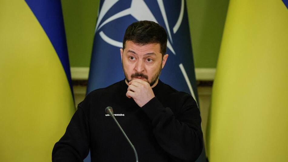 Volodímir Zelenski, presidente de Ucrania. Foto: Reuters